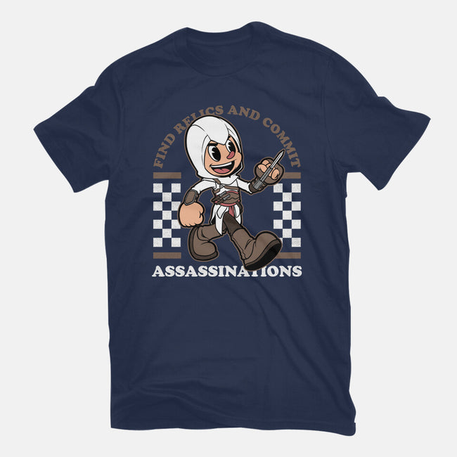 Game Mascot Assassin-Womens-Fitted-Tee-Studio Mootant