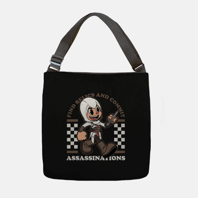 Game Mascot Assassin-None-Adjustable Tote-Bag-Studio Mootant