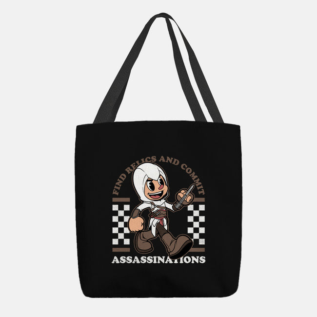 Game Mascot Assassin-None-Basic Tote-Bag-Studio Mootant