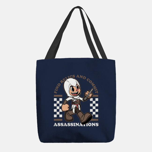 Game Mascot Assassin-None-Basic Tote-Bag-Studio Mootant