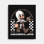 Game Mascot Assassin-None-Stretched-Canvas-Studio Mootant