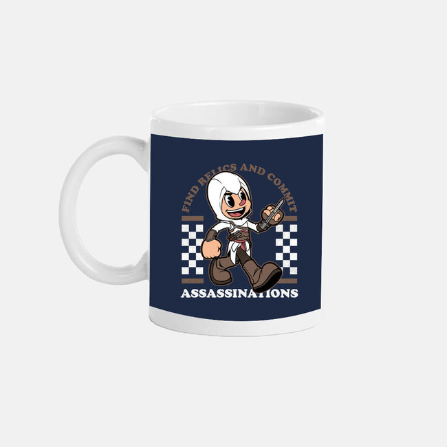 Game Mascot Assassin-None-Mug-Drinkware-Studio Mootant