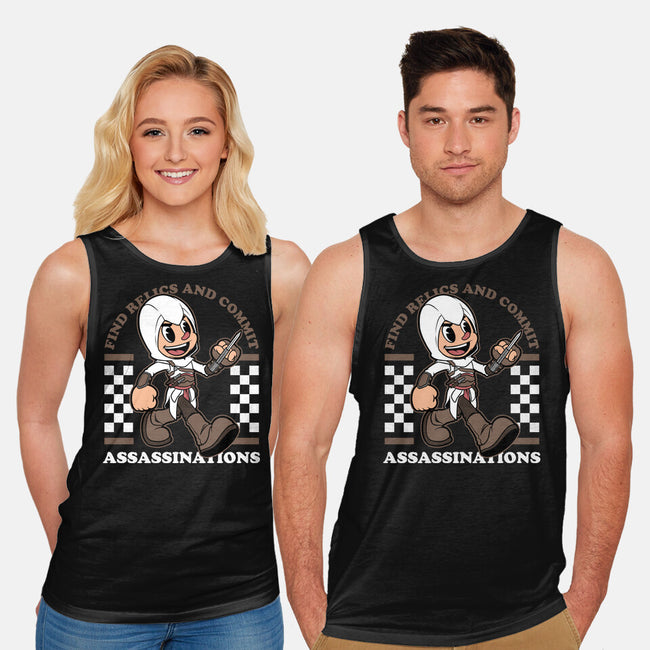 Game Mascot Assassin-Unisex-Basic-Tank-Studio Mootant