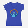 Let's Talk About Cookies-Womens-V-Neck-Tee-erion_designs