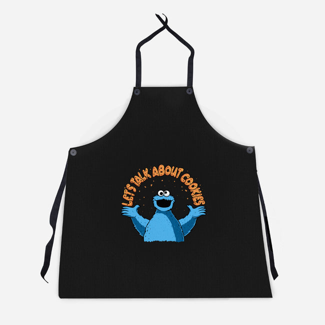 Let's Talk About Cookies-Unisex-Kitchen-Apron-erion_designs