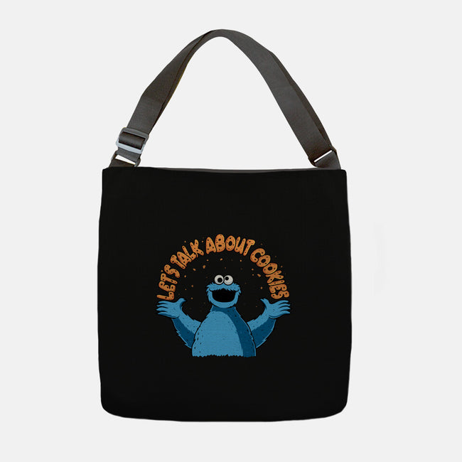 Let's Talk About Cookies-None-Adjustable Tote-Bag-erion_designs