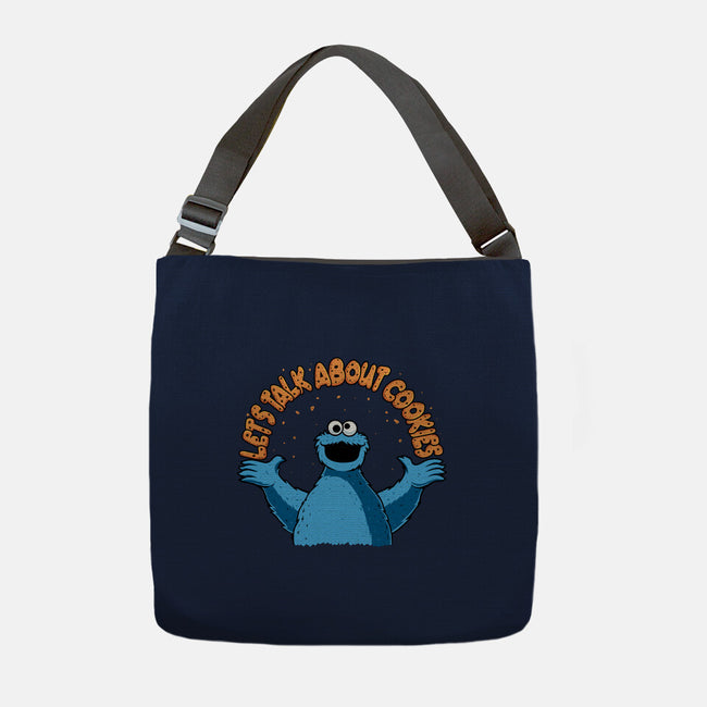 Let's Talk About Cookies-None-Adjustable Tote-Bag-erion_designs