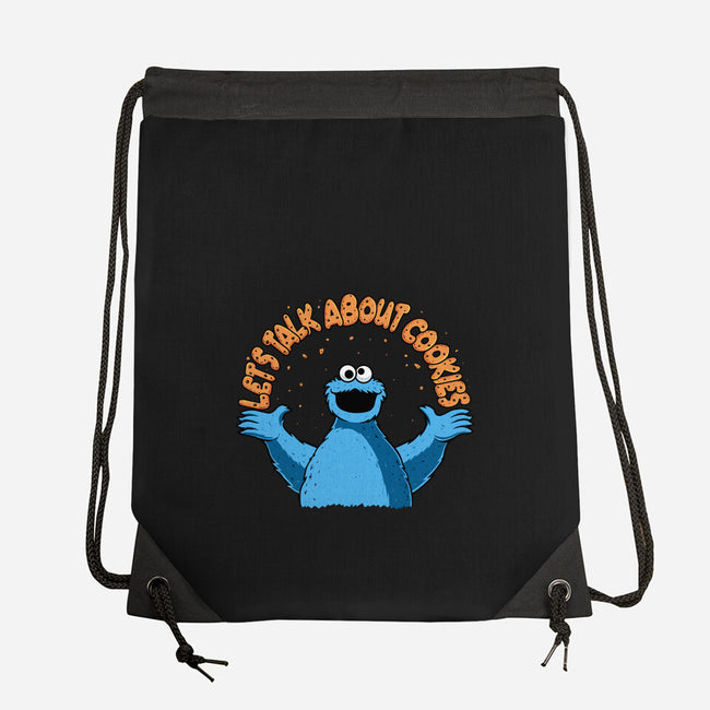 Let's Talk About Cookies-None-Drawstring-Bag-erion_designs