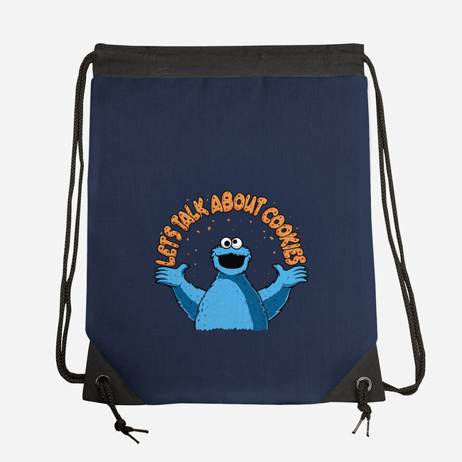 Let's Talk About Cookies-None-Drawstring-Bag-erion_designs