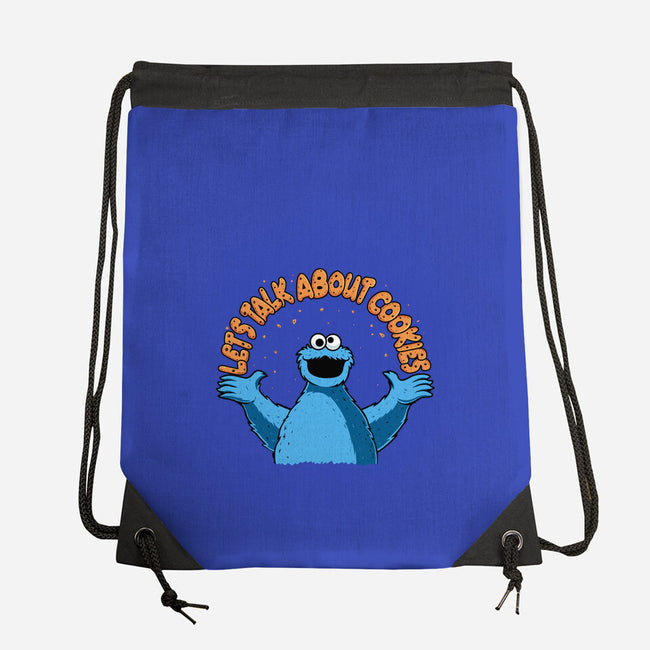 Let's Talk About Cookies-None-Drawstring-Bag-erion_designs