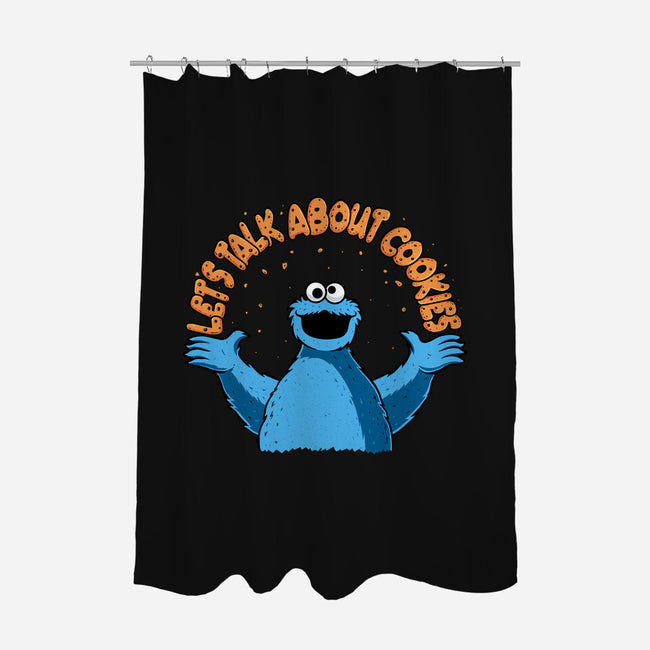 Let's Talk About Cookies-None-Polyester-Shower Curtain-erion_designs
