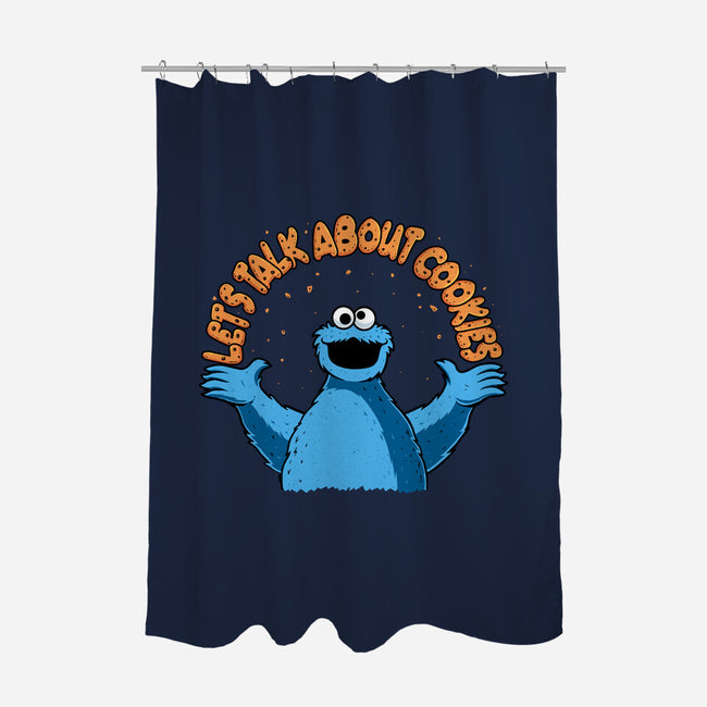 Let's Talk About Cookies-None-Polyester-Shower Curtain-erion_designs
