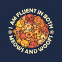 Fluent In Meows And Woofs-Unisex-Pullover-Sweatshirt-erion_designs