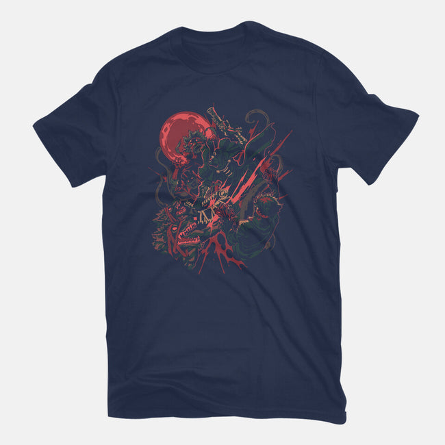 Night Hunt-Womens-Fitted-Tee-Estudio Horta