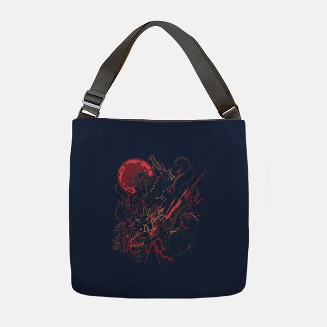 Night Hunt-None-Adjustable Tote-Bag-Estudio Horta
