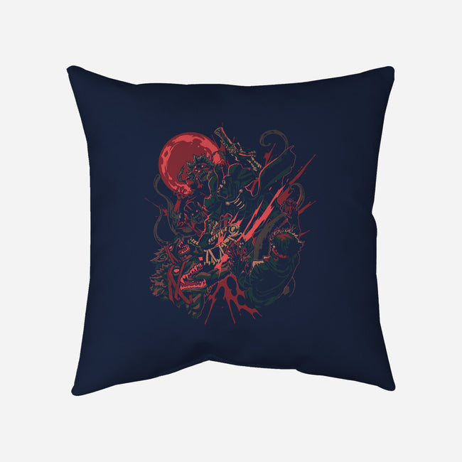 Night Hunt-None-Removable Cover w Insert-Throw Pillow-Estudio Horta