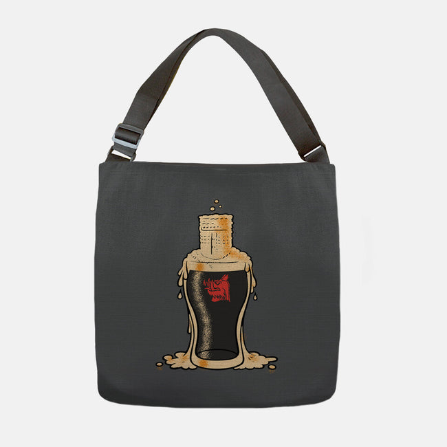 Black Knight Pub-None-Adjustable Tote-Bag-imisko
