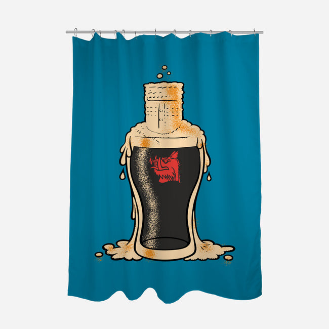 Black Knight Pub-None-Polyester-Shower Curtain-imisko