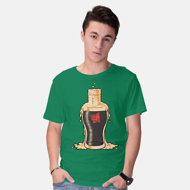 Black Knight Pub-Mens-Basic-Tee-imisko