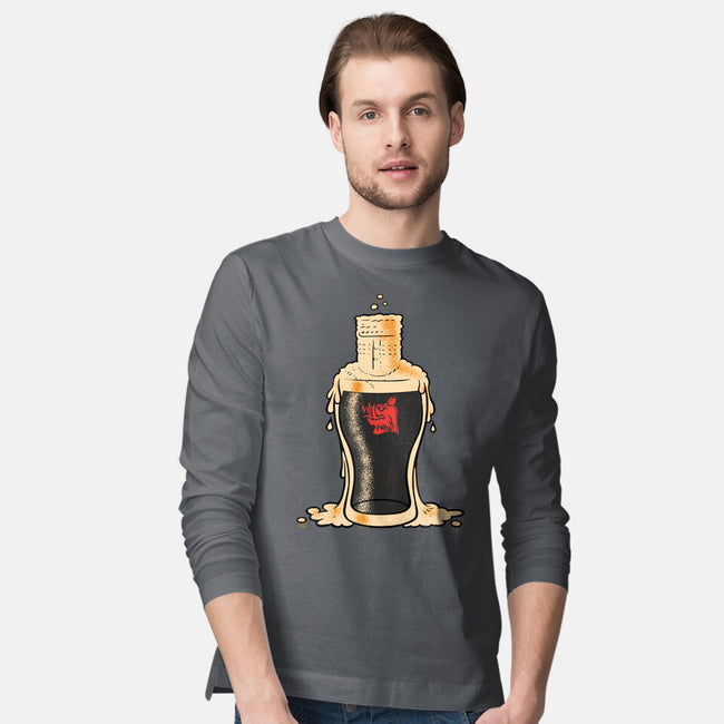 Black Knight Pub-Mens-Long Sleeved-Tee-imisko
