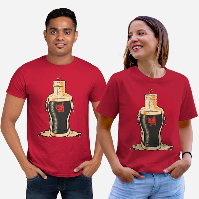 Black Knight Pub-Unisex-Basic-Tee-imisko