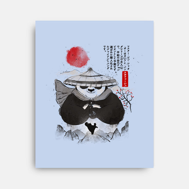 Po The Dragon Warrior-None-Stretched-Canvas-grevalra