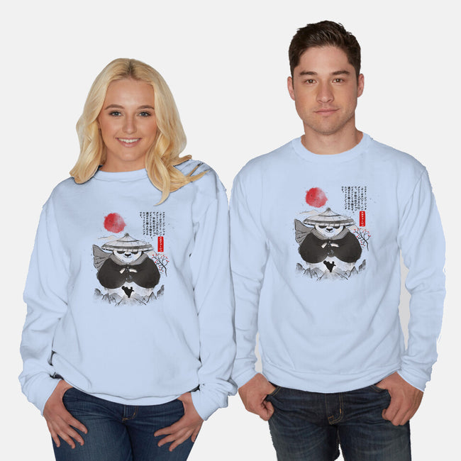 Po The Dragon Warrior-Unisex-Crew Neck-Sweatshirt-grevalra