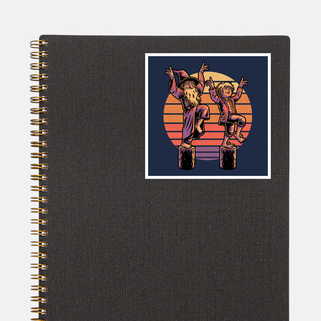 Medieval Karate Movie-None-Glossy-Sticker-Studio Mootant