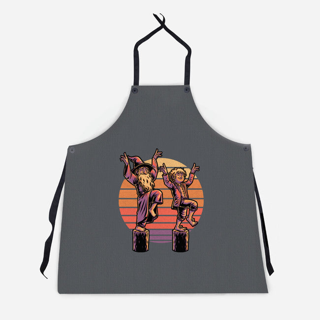 Medieval Karate Movie-Unisex-Kitchen-Apron-Studio Mootant