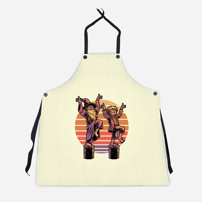 Medieval Karate Movie-Unisex-Kitchen-Apron-Studio Mootant