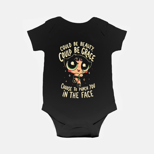 Choose To Punch You In The Face-Baby-Basic-Onesie-Arigatees