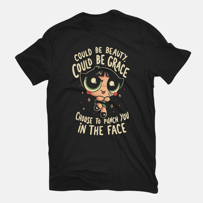 Choose To Punch You In The Face-Mens-Basic-Tee-Arigatees