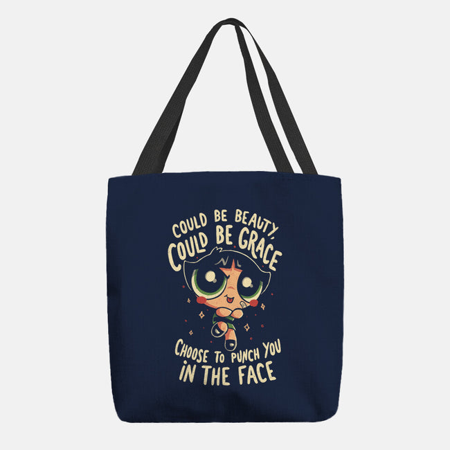 Choose To Punch You In The Face-None-Basic Tote-Bag-Arigatees