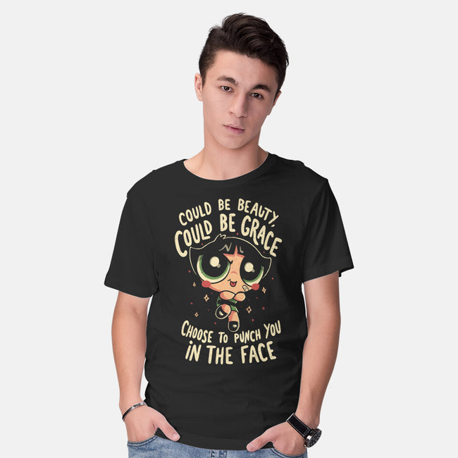 Choose To Punch You In The Face-Mens-Basic-Tee-Arigatees