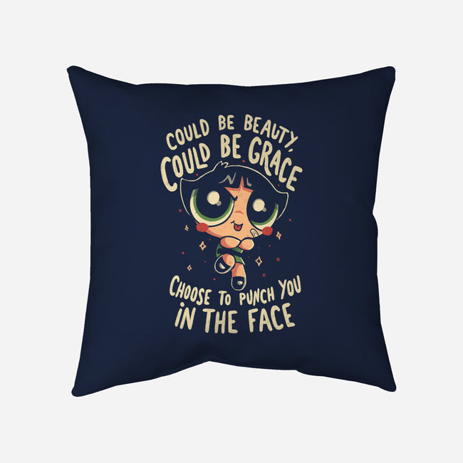 Choose To Punch You In The Face-None-Removable Cover w Insert-Throw Pillow-Arigatees