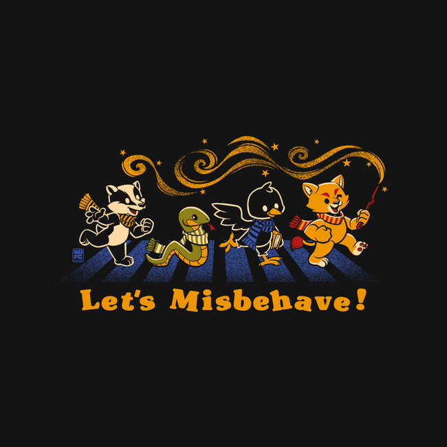 Let's Misbehave Magic Animals-Unisex-Pullover-Sweatshirt-worlddominationforcats