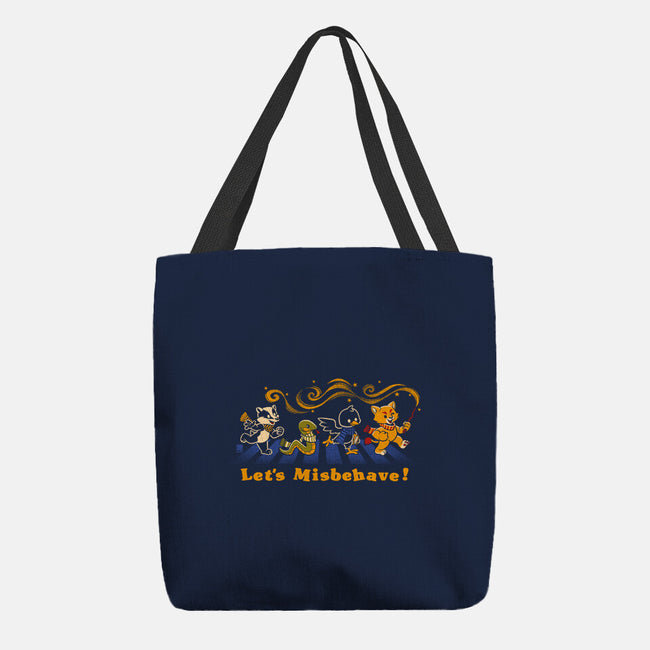 Let's Misbehave Magic Animals-None-Basic Tote-Bag-worlddominationforcats