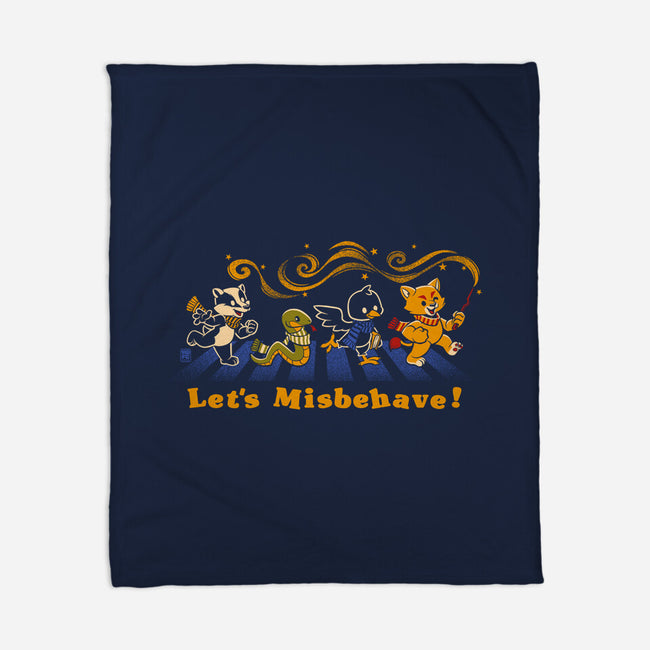 Let's Misbehave Magic Animals-None-Fleece-Blanket-worlddominationforcats