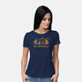 Let's Misbehave Magic Animals-Womens-Basic-Tee-worlddominationforcats