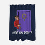 How You Doin-None-Polyester-Shower Curtain-zascanauta
