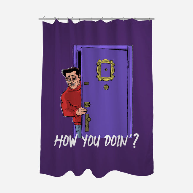 How You Doin-None-Polyester-Shower Curtain-zascanauta