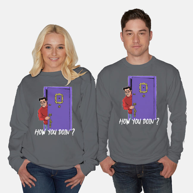 How You Doin-Unisex-Crew Neck-Sweatshirt-zascanauta