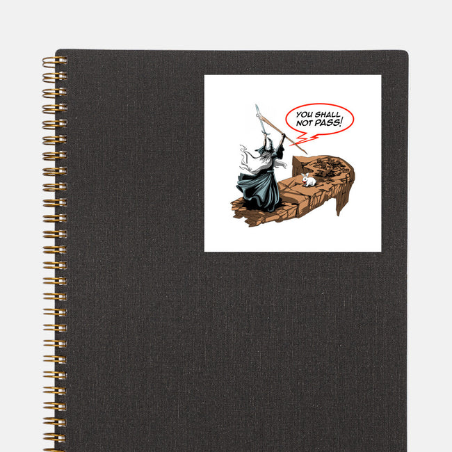 You Shall Not Pass Rabbit-None-Glossy-Sticker-zascanauta