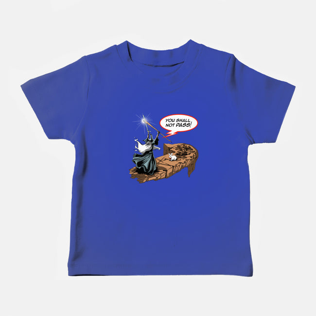 You Shall Not Pass Rabbit-Baby-Basic-Tee-zascanauta