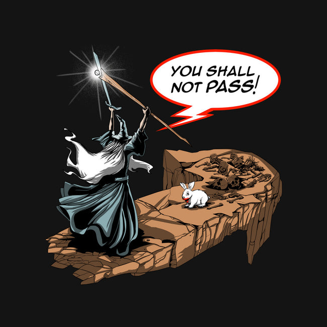 You Shall Not Pass Rabbit-None-Basic Tote-Bag-zascanauta