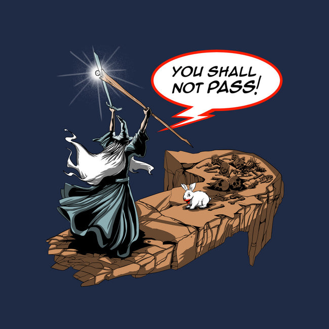 You Shall Not Pass Rabbit-None-Matte-Poster-zascanauta