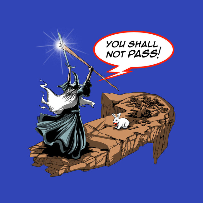 You Shall Not Pass Rabbit-None-Adjustable Tote-Bag-zascanauta