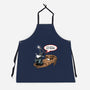 You Shall Not Pass Rabbit-Unisex-Kitchen-Apron-zascanauta