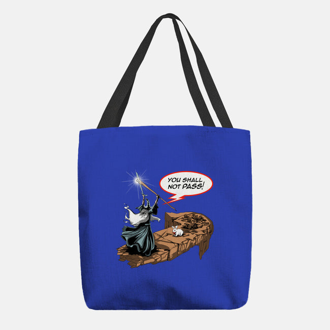 You Shall Not Pass Rabbit-None-Basic Tote-Bag-zascanauta