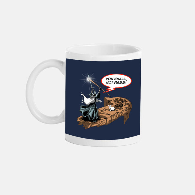 You Shall Not Pass Rabbit-None-Mug-Drinkware-zascanauta